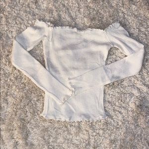 Off the shoulder blouse